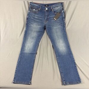 True Religion Jeans Rocco SN Flap Skinny 34 x 32 Medium Harvest NWT MSRP $159
